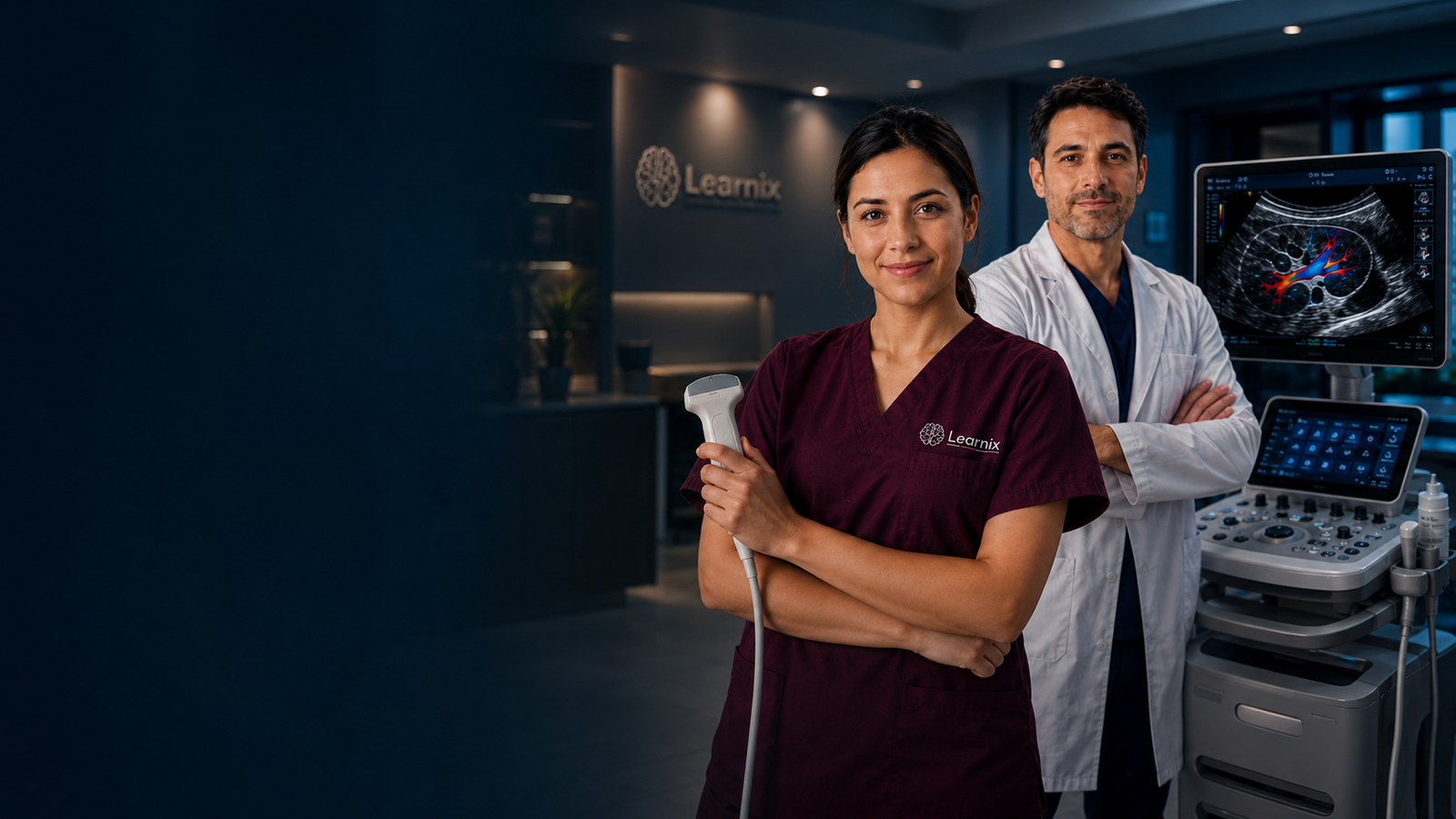 Formación práctica en ecografía Learnix